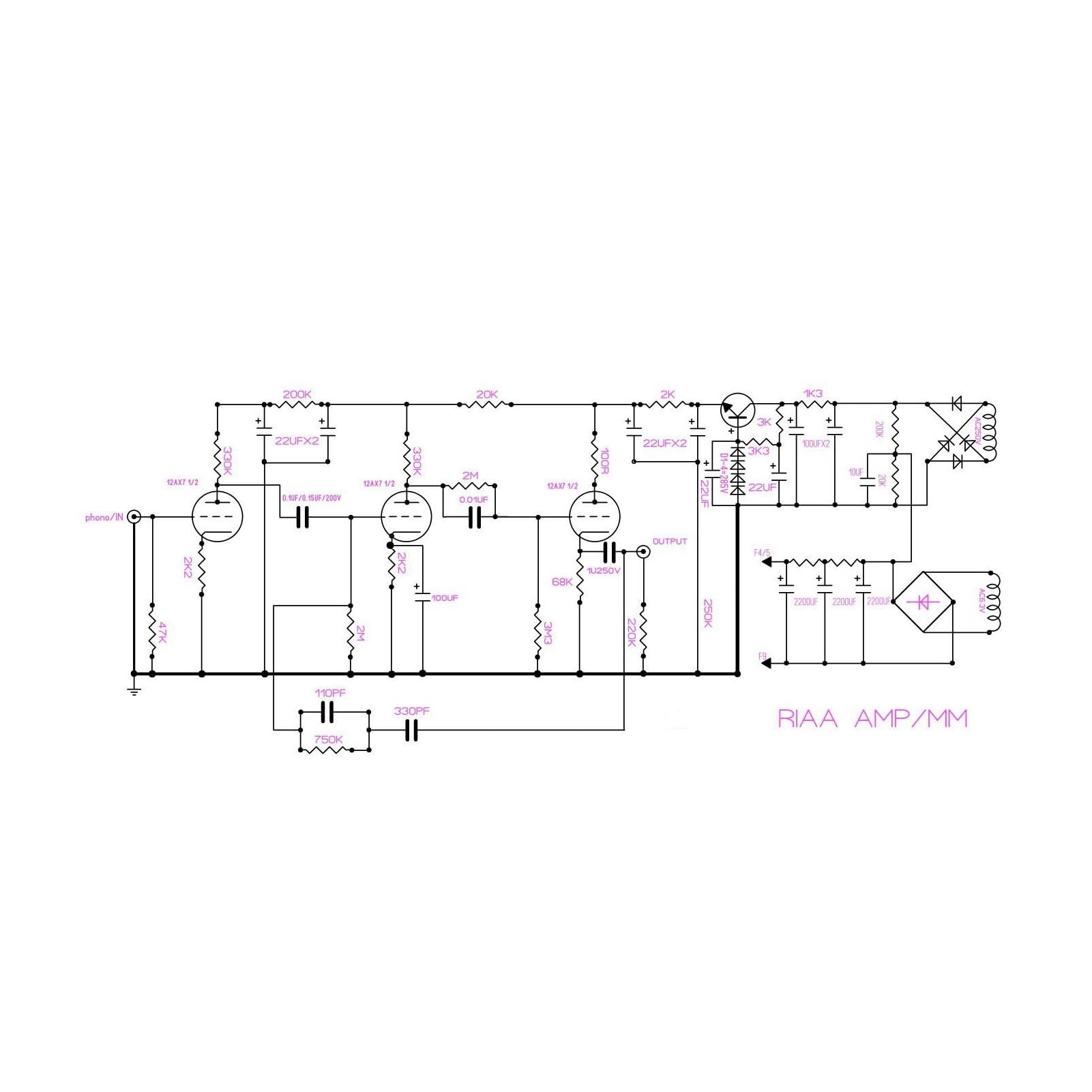 Kit Circuito Amplificatore Fonografico Ad Alte Prestazioni per Giradischi MM, Accessori Completi Inclusi per gli Appassionati del Suono HiFi Adatti per Riferimento Fatto a Mano Fai-da-te