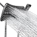 AKDY 9 Inch 4-Spray Multi-Function Rainfall Shower Head & Shower Wand Combo (1.8 GPM)