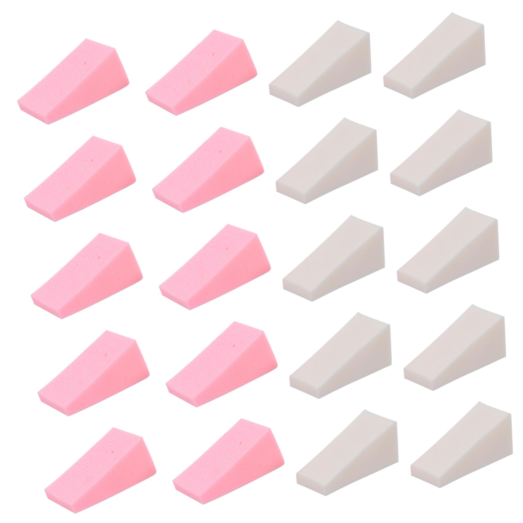 WOFASHPURET 40Pcs Makeup Sponge and Wedge Powder for Wet Dry Use Soft Durable Reusable Face Sponges for Blending