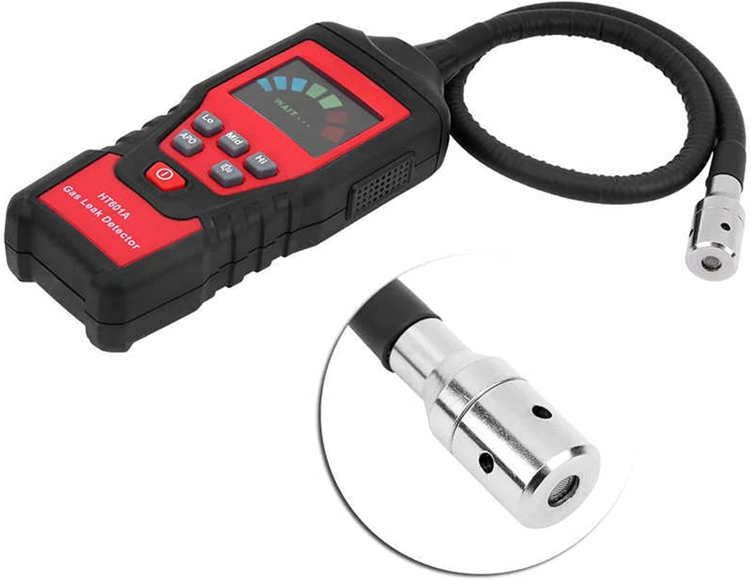 Freon HT601A Gas Analyzer Gas Leak Detector Portable LED Combustible Flammable Gas car exhaust Alarm Tester combustion gas analyzer
