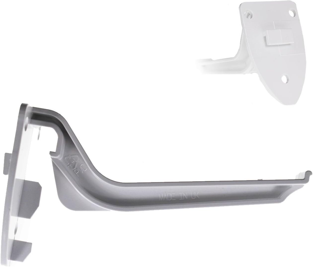 5 x White Quantal Gutter Brackets Q8710 Conservatory Hidden Troughing Clips