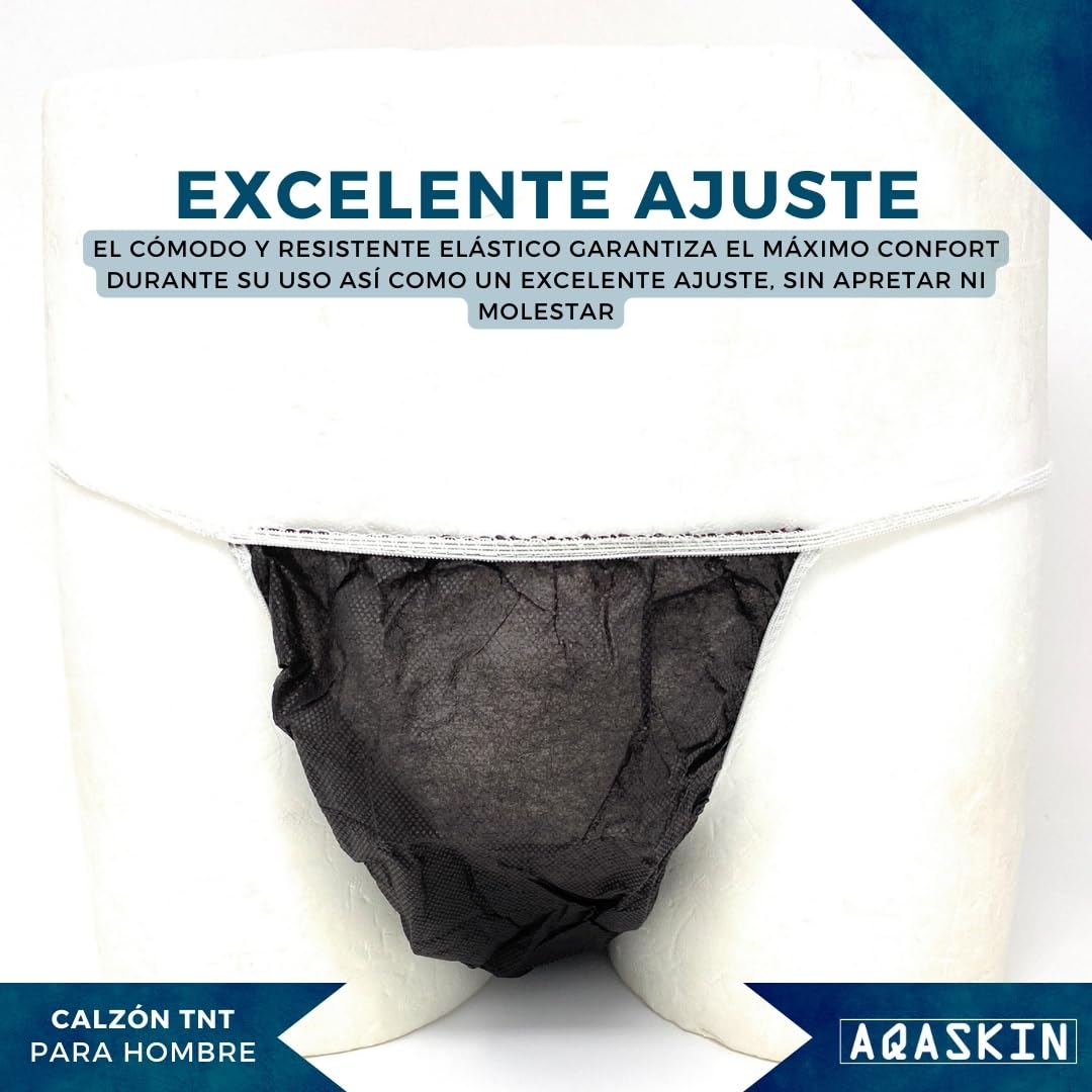 Calzoncillos Desechables Profesionales para hombres, SPA, esteticos, Calzoncillos Desechables Masculinos para Centro de Bienestar, Masaje, (100 piezas)
