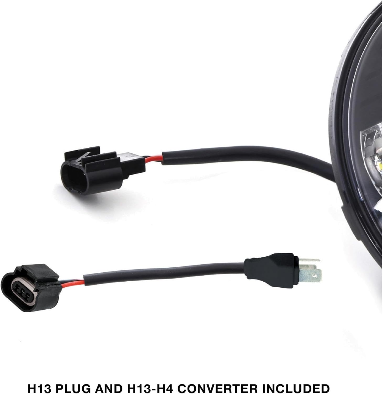 ProComp Jeep Headlights: 7" Round LED Hi/Lo (07-18 JK)