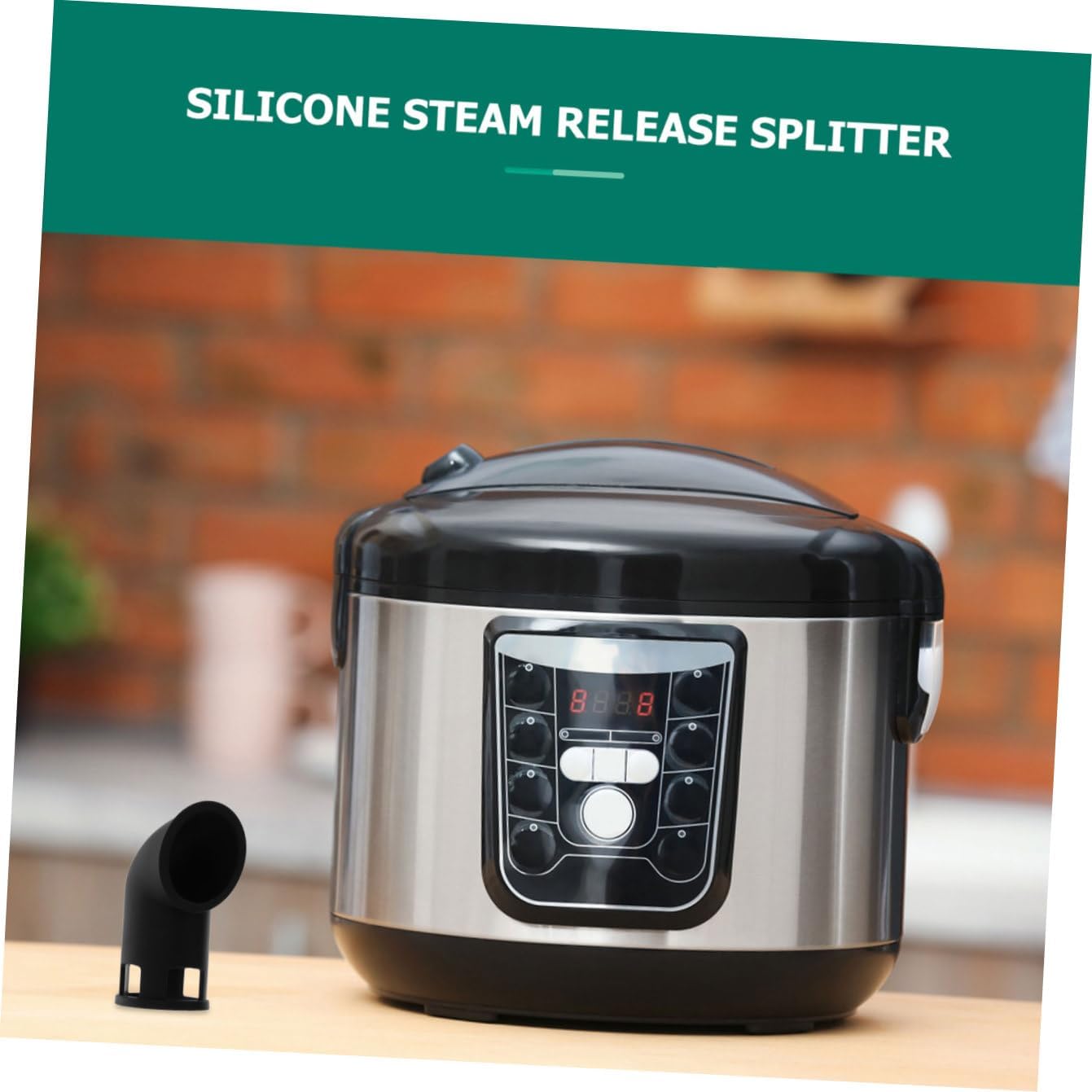 MAGICLULU 3pcs Steam Diverter for Pressure Cookers Easy to Use Kitchen Gadget for Cooking Compatible Models Design