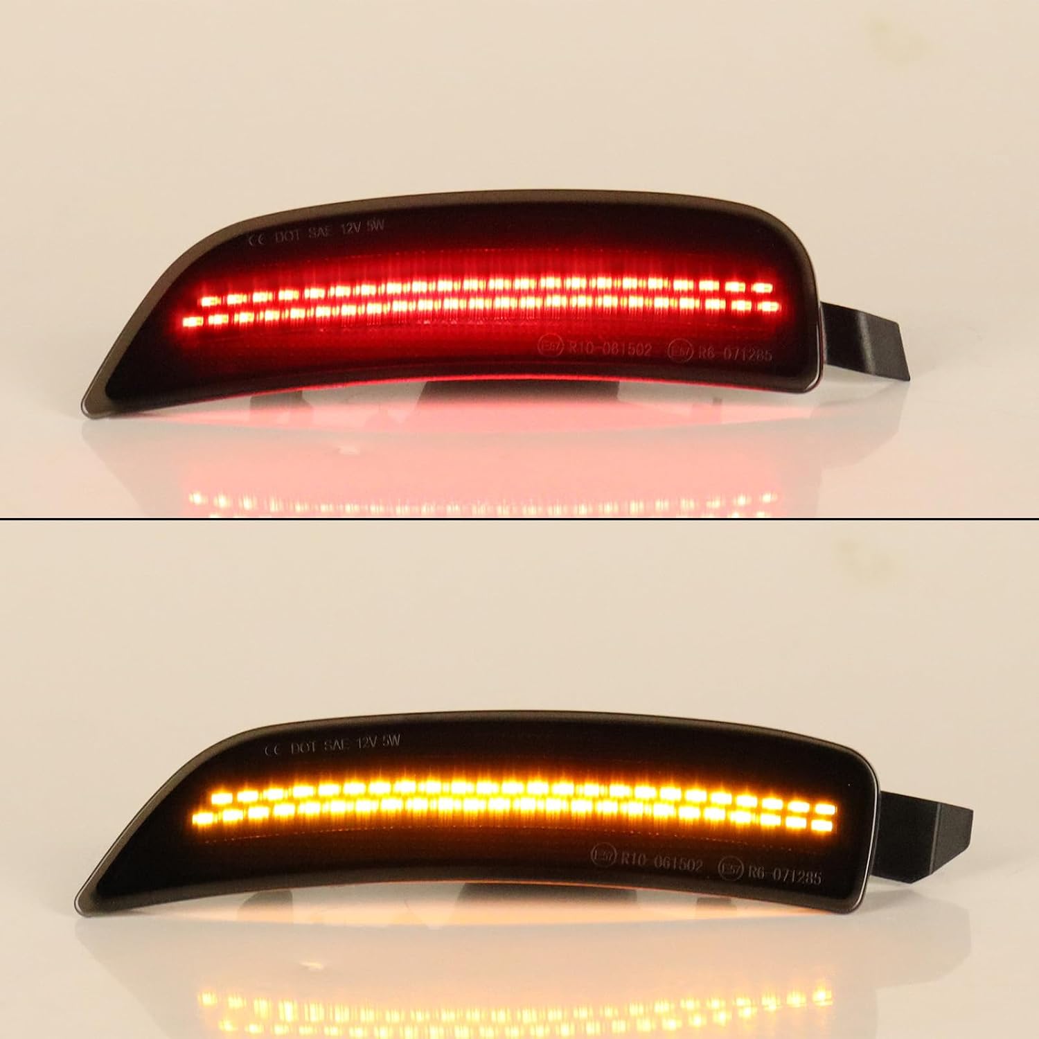 Astra Depot For 2016-2019 2020 2021 2022 2023 2024 2025 Mazda MX-5 Miata 4PCS Front&Rear Bumper Side Marker Lights Smoked Lens NA1J-51-5F0B NA1J-51-5E0B NA1J-51-5J0C NA1J-51-5H0C (White)