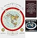 Flat Earth Map - Gleason's New Standard Map Of The World - Large 24" x 36" 1892 Includes FREE eBook - Zetetic Earth Not A Globe by Samuel Rowbotham