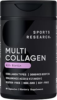 Sports Research Collagen Peptides with Biotin