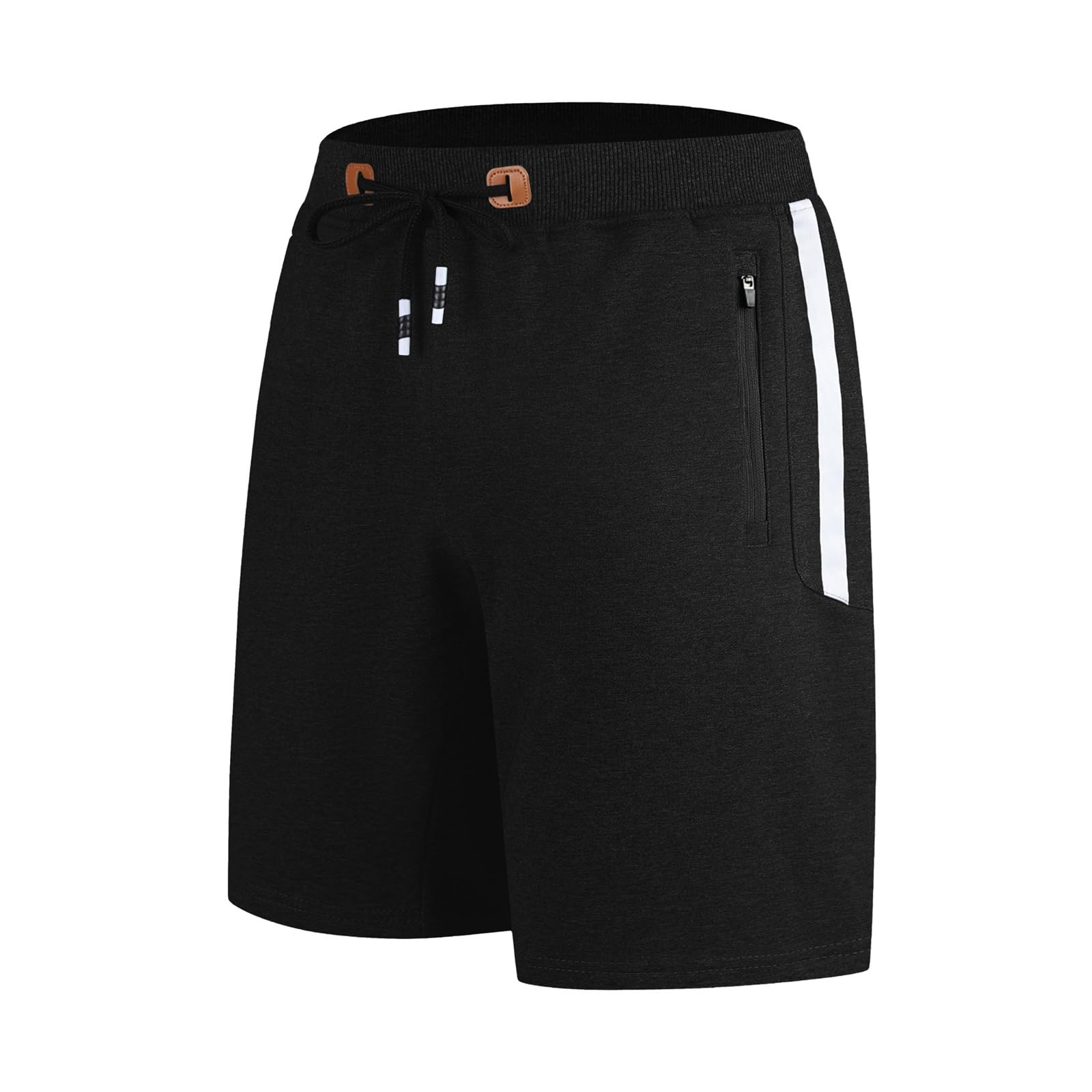 ZOXOZ Pantaloncini Uomo Sportivi Pantaloncini Running Palestra con Zip Tasca