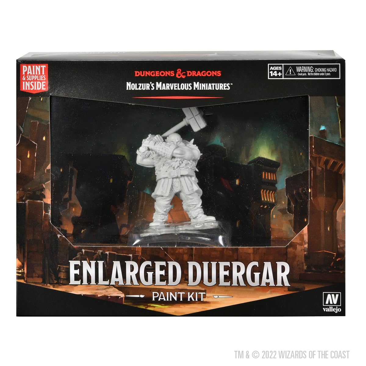 Dungeons & Dragons D&D Nolzur's Marvelous Miniatures: Paint Kit - Enlarged Duergar - All-in-One Paint Kit