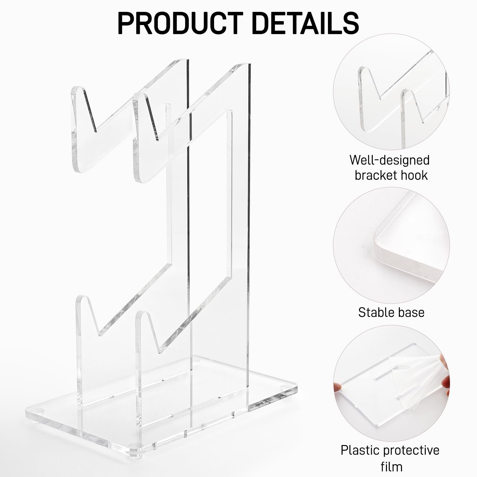 Soporte universal de 2 niveles para Xbox Series X, Xbox, 360, PS5, PS4, Switch, Nintendo, Steam Controller, controlador de juegos de computadora de escritorio, soporte de exhibición