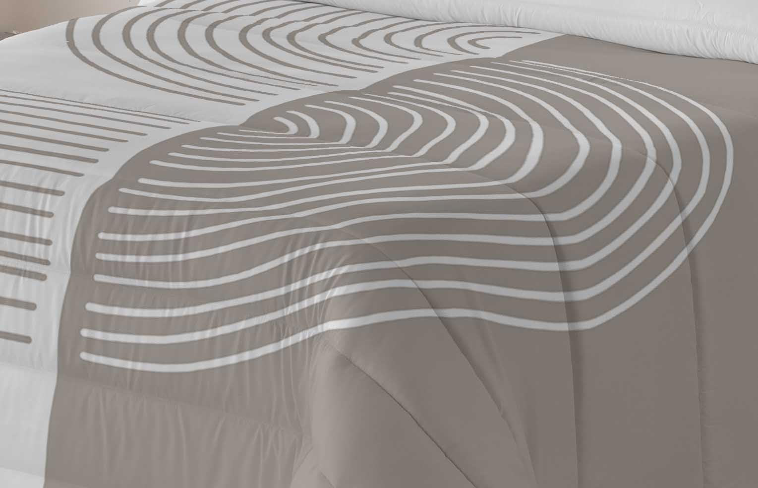 NATURALS Edredón nórdico Estampado Cama 150, edredón 300 Gramos 250x260, LINOS 1