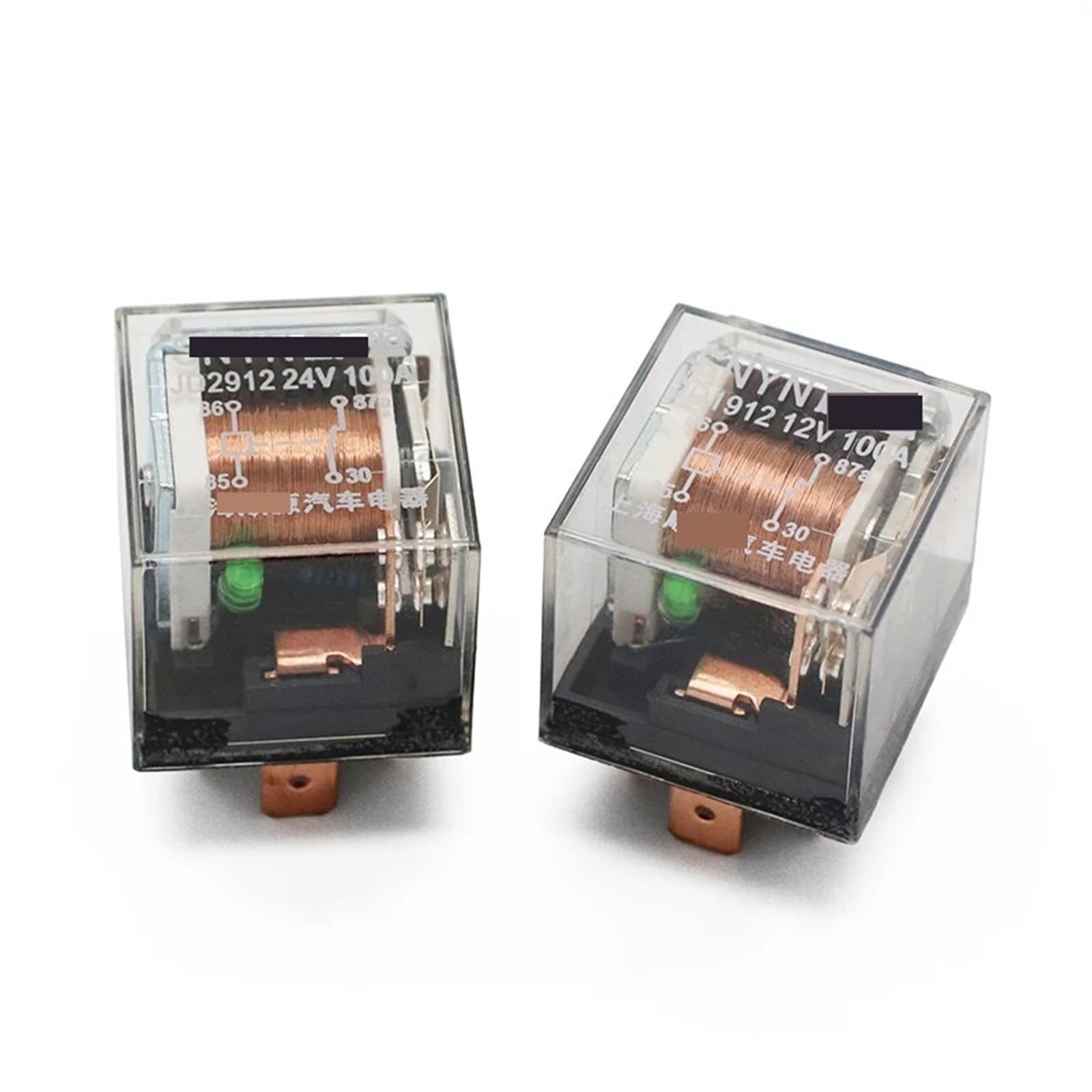 Relé de 24V 5 pines y 100A para control eléctrico de automoción 6