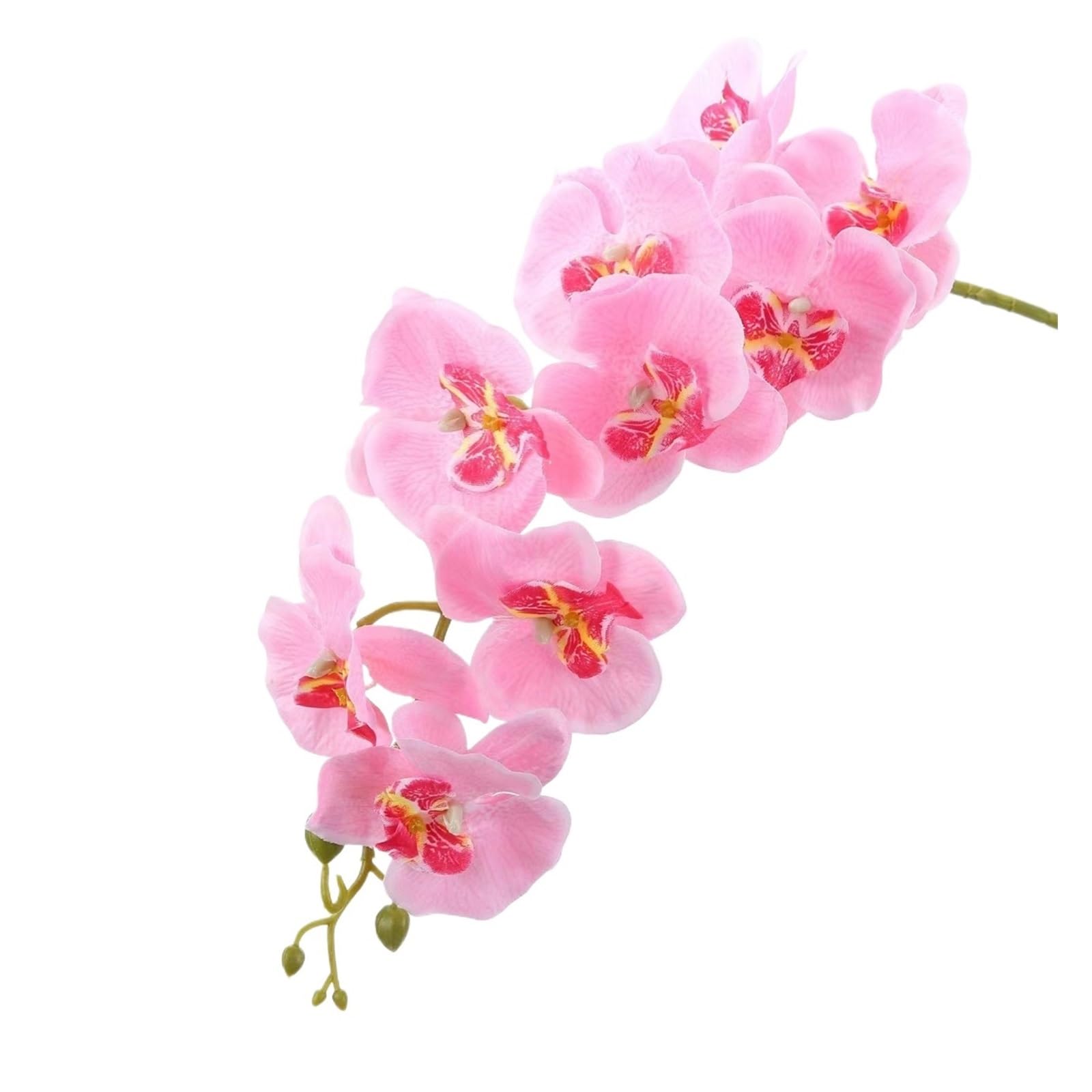 Casetlong 1PC Artificial Flowers Branch Bouquet For Home Decor Wedding Decoration Fake DIY Wreath Accessories(Pink)