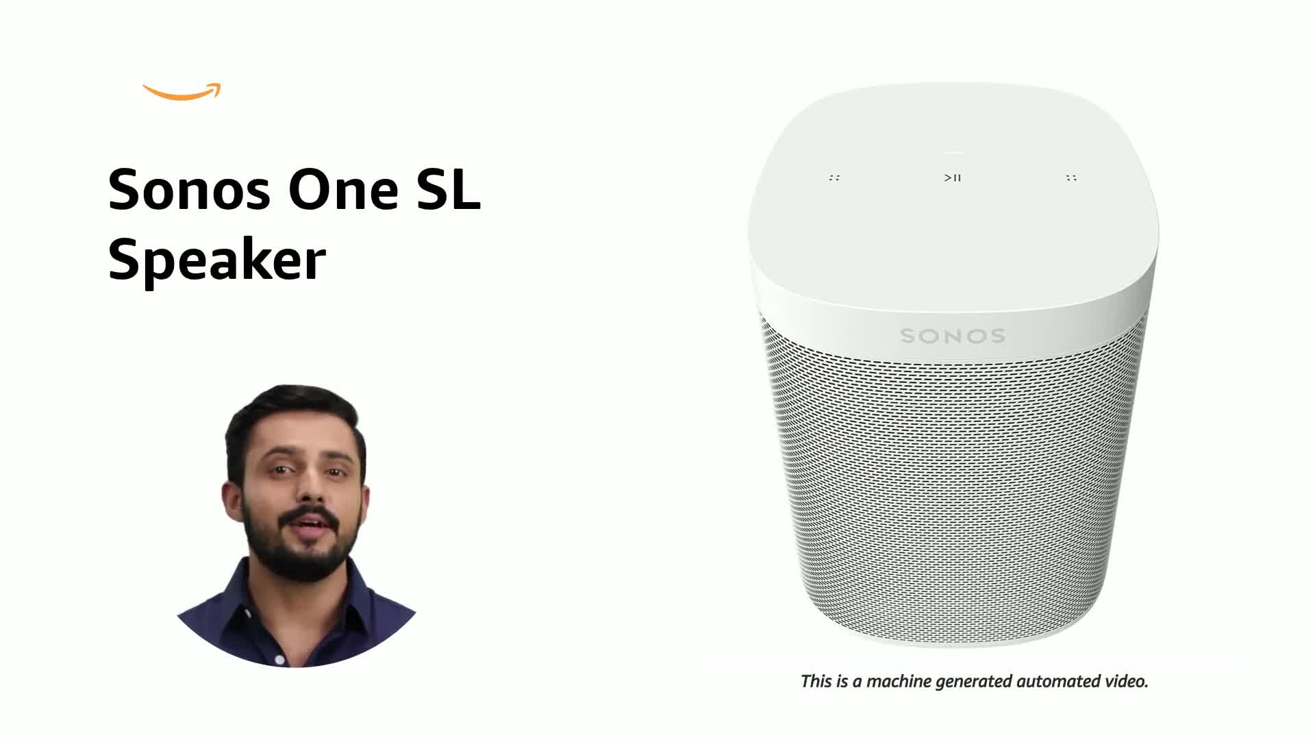 SONOS Sonos ONE SLホワイト Sonos One SL Microphone-Free Speaker with Rich Room-Filling