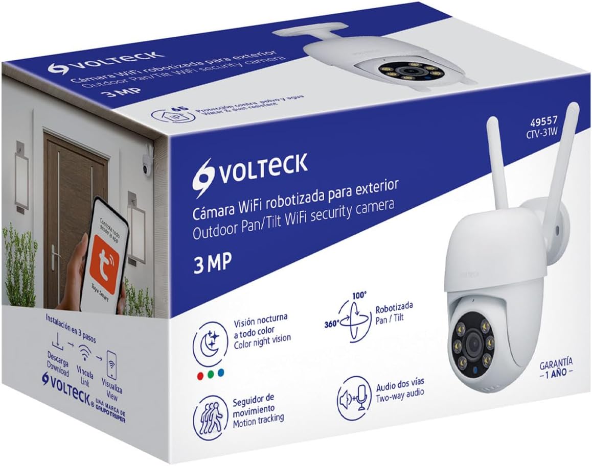 Volteck CTV-31W Camera Outdoor Installation Example