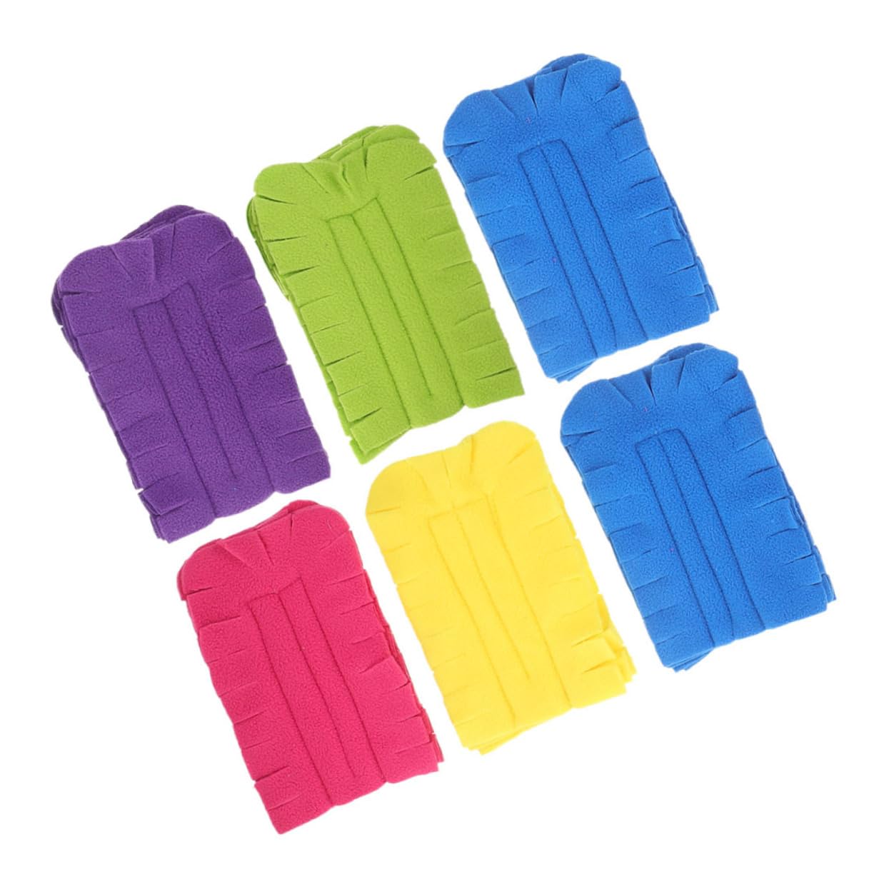 BESTYASH 6pcs Reusable Fluffy Duster Refills for Dust Removal Gentle Surfaces Multi-Purpose Cleaning Pads