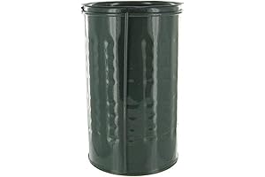 WiseChoice Decorative Enamel Cemetery Vase for Memorial Flower Display