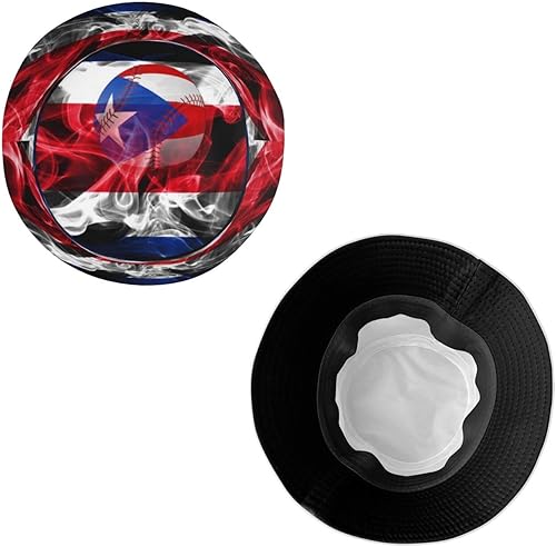 Miniatura 2 de Sombrero de pescador de Puerto Rico para el sol, sombrero de playa, divertido gorro de pescador, para exteriores, para hombres y mujeres, talla única