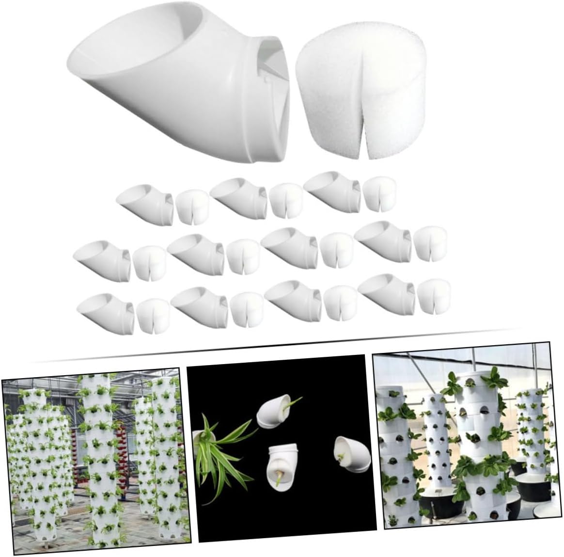 BESPORTBLE 3sets Hydroponic Planting Cups Hydroponic Growing for Soilless Vegetable Cultivation
