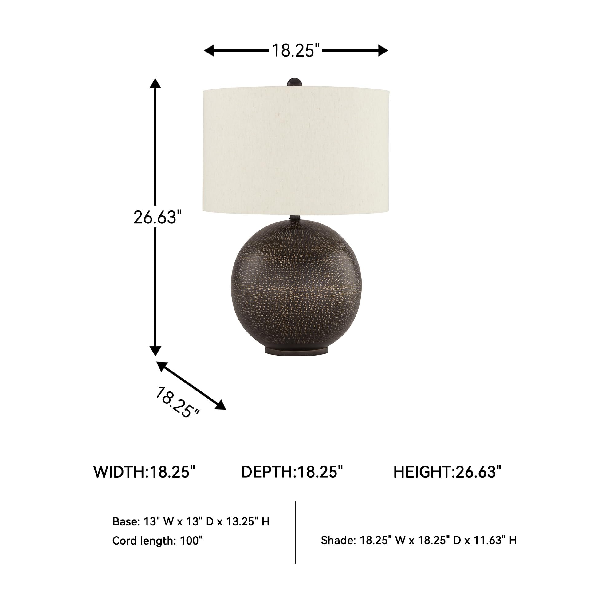 Signature Design by Ashley Hambell Industrial Metal Table Lamp