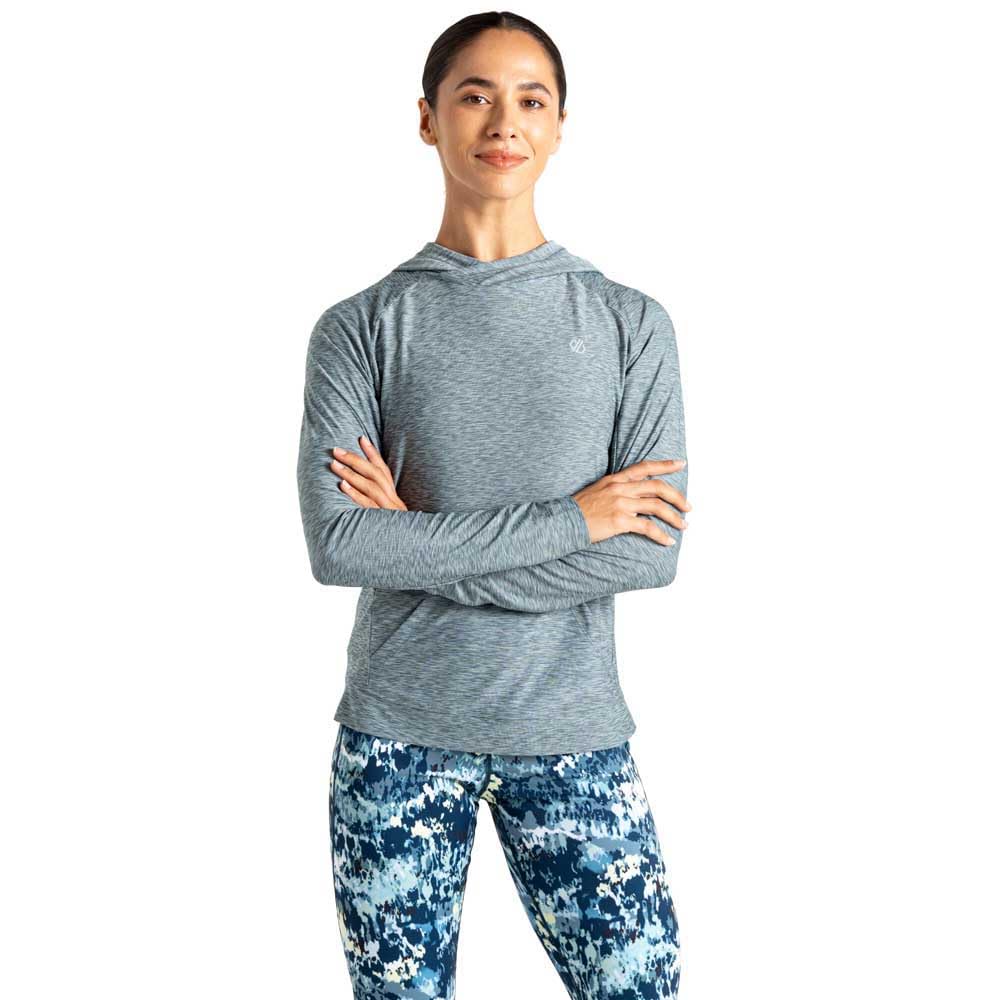 Dare2B Womens Sprint City Lightweight Hoodie Pullover Sweater, Grey, 10 EU