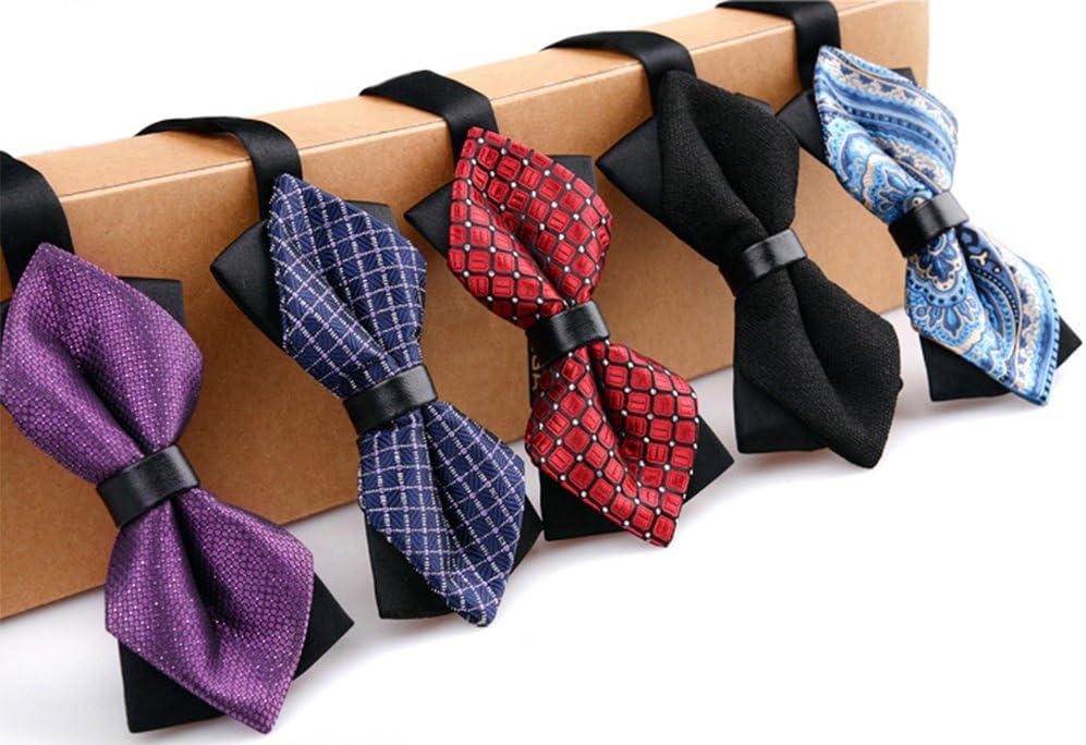 Flairs New York Gentleman's Diamond Pointed Pre-Tied Bow Tie - Image 3