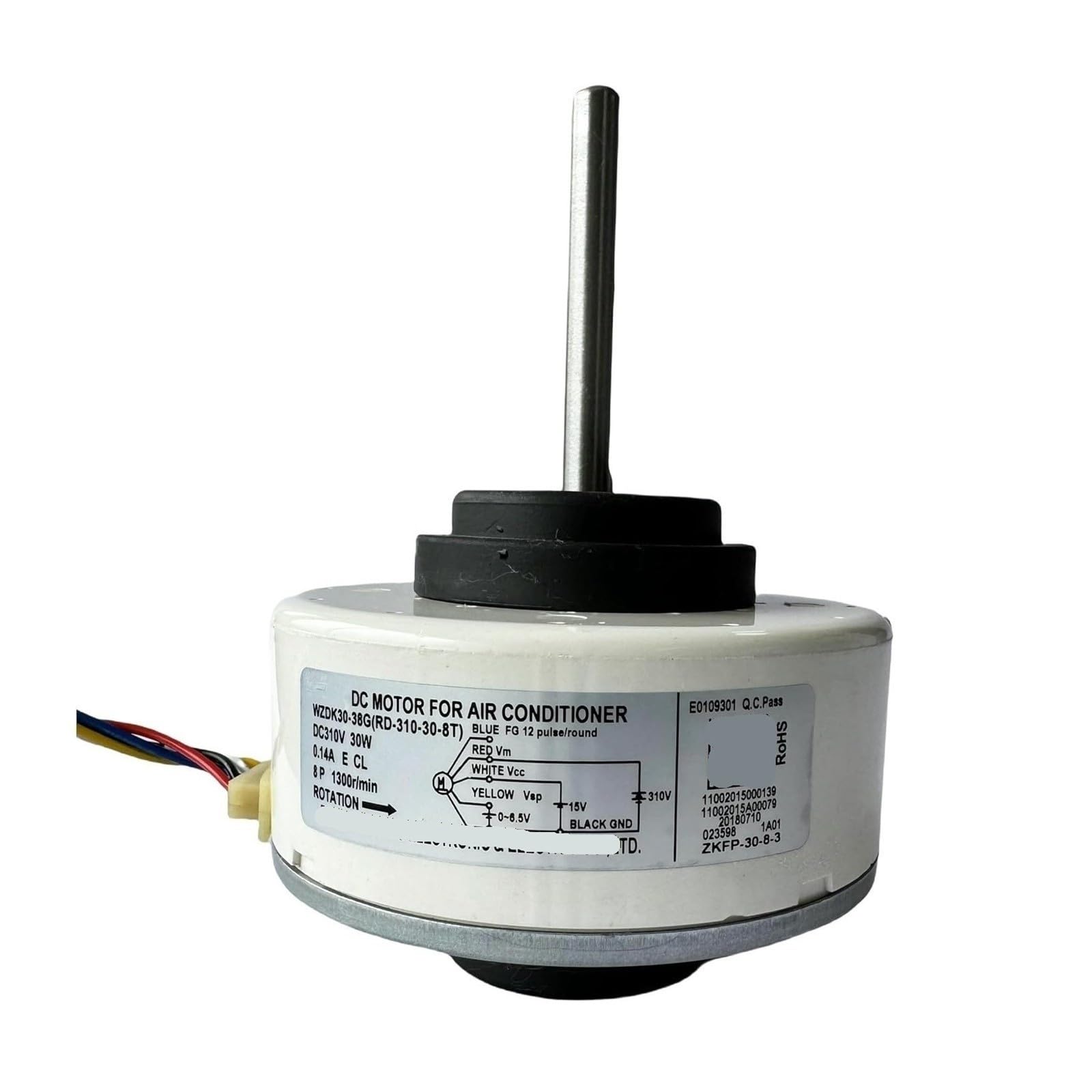 Motore Del Condizionatore D'aria WZDK30-38G RD-310-30-8T Motore Del Ventilatore Senza Spazzole CC, Condizionatore D'aria Inverter Da 30 W CC