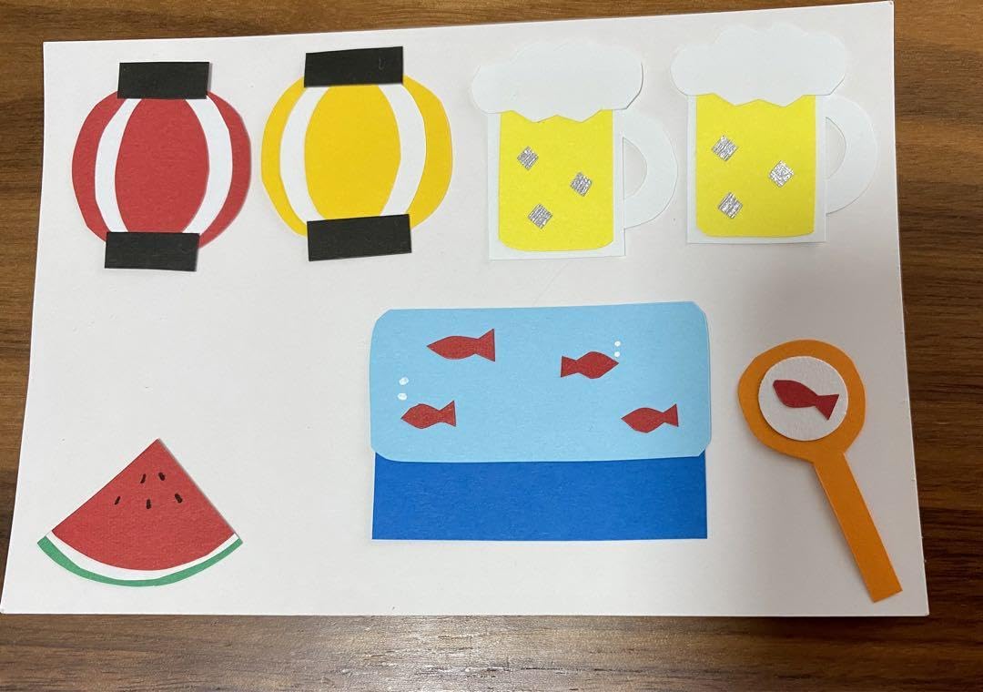 Amazon.co.jp: クラフトパンチ 「 お祭り 」 アルバム 夏 季節