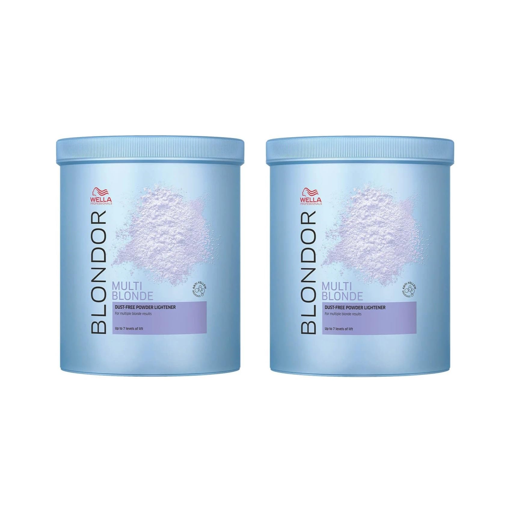 2er Wella Professionals Blondor Multi Blonde Pulver für Haarfarbe, 800g