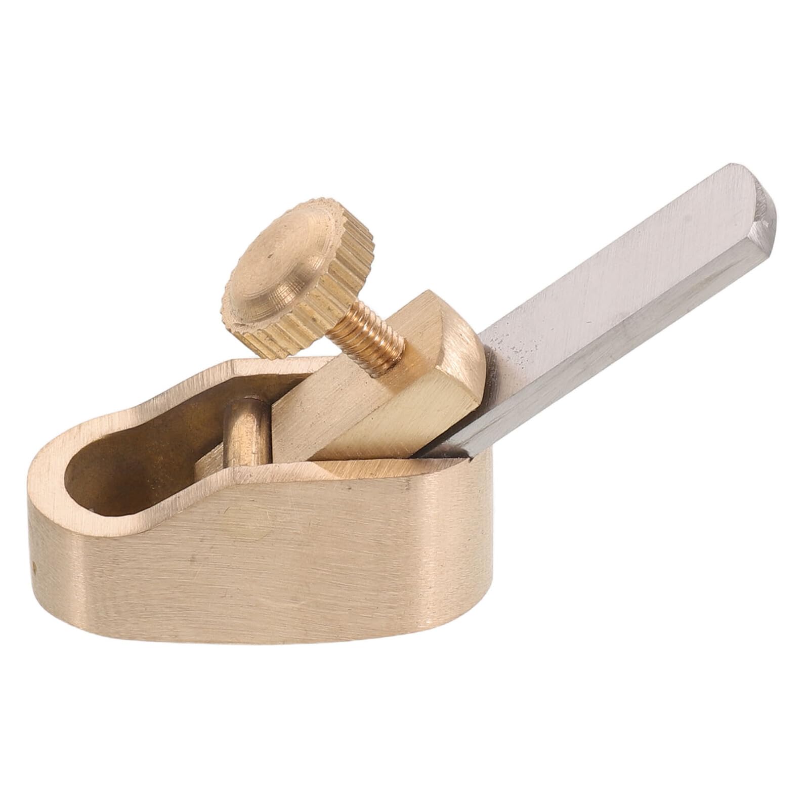 VICASKY Mini Pialla Manuale per Liutaio in Metallo Oro 4,5x2,5x1,5 Cm Alta Resistenza per Progetti Fai-da-te di Lavorazione del Legno e Montaggio Ponti
