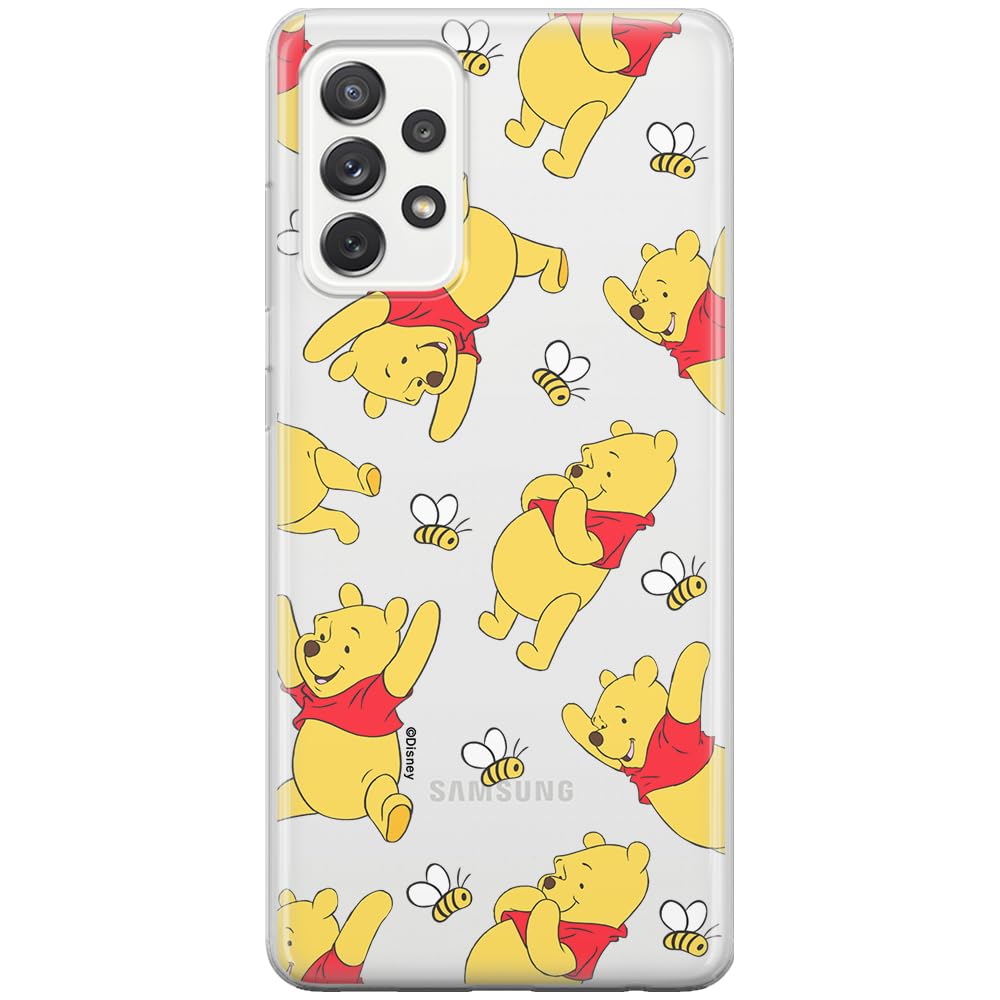 ERT GROUP mobile phone case for Samsung A73 5G original and officially Licensed Disney pattern Winnie the Pooh & Friends 043 optimally adapted to the shape of the mobile phone, partially transparent