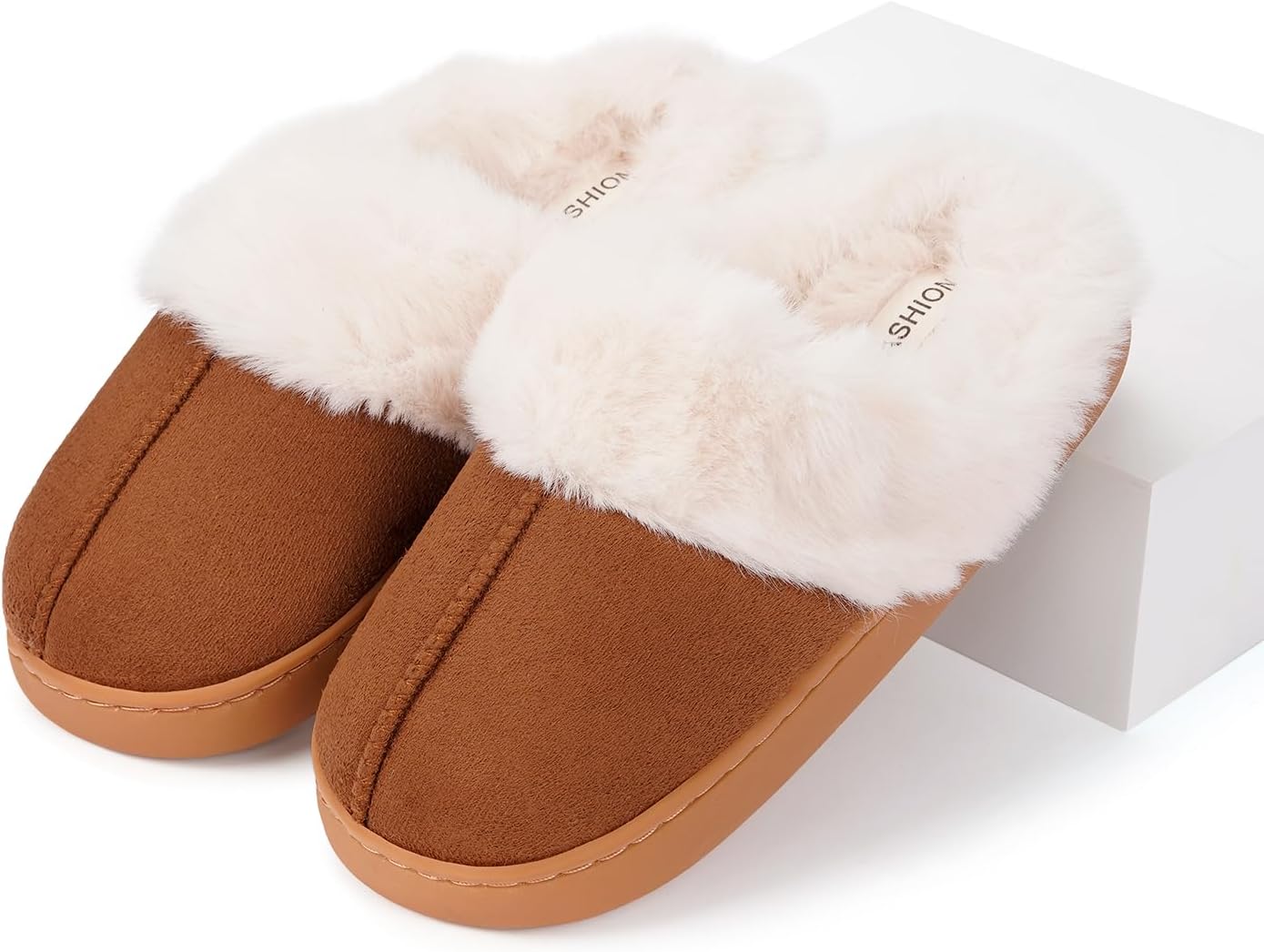 Dokela Kids Slippers Girls Boys Fuzzy House Slippers Winter Warm Soft Plush Lined Memory Foam House Shoes Slip On for Home Bedroom Indoor Outdoor - Image 5