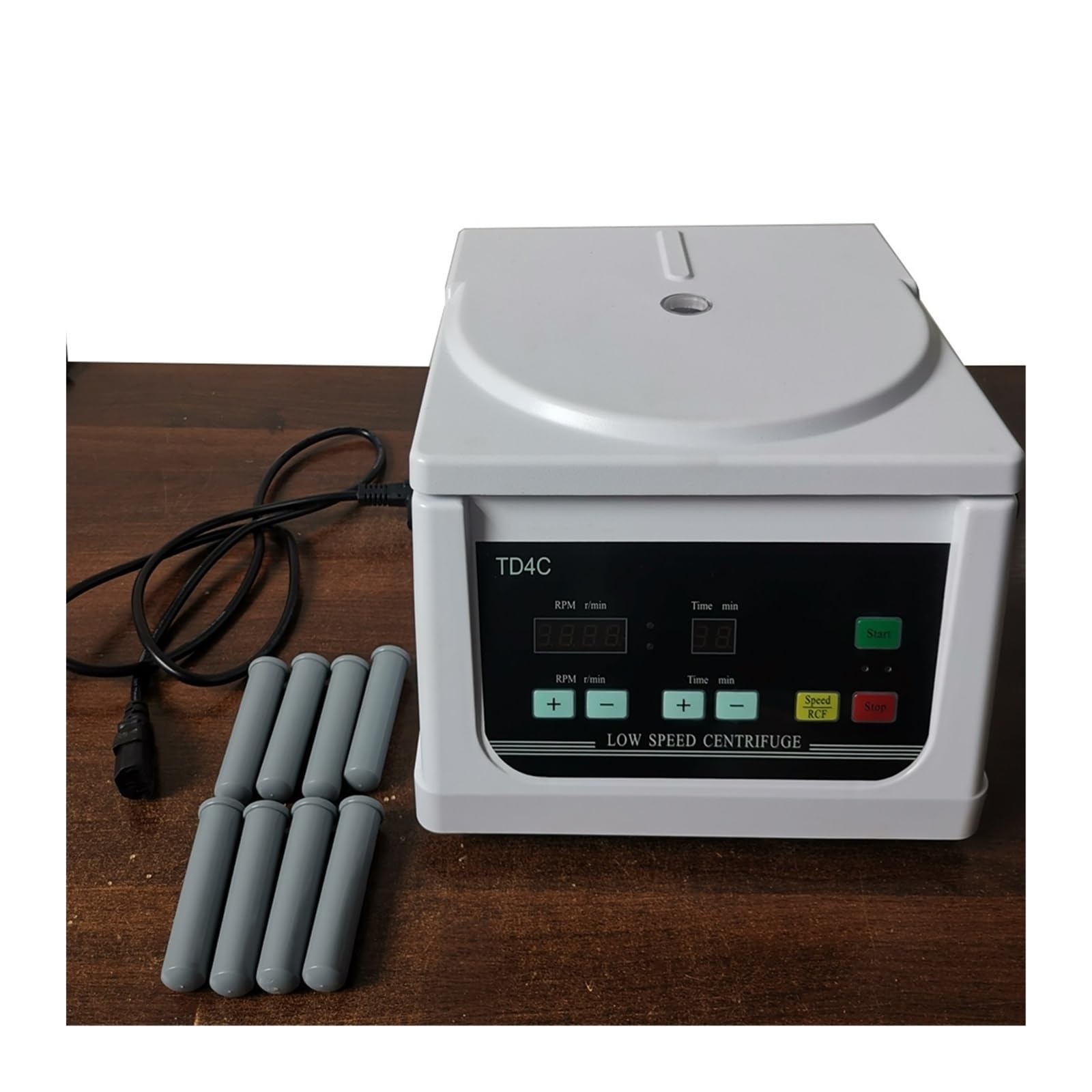 Centrífuga de laboratorio, Centrifugadora de laboratorio TD4C Baja velocidad 4000rpm 2150xg Motor sin escobillas 5ml 7ml 10ml 15ml 20ml 50ml Suero plasma PRP PRF Separado(4x50ml Rotor)