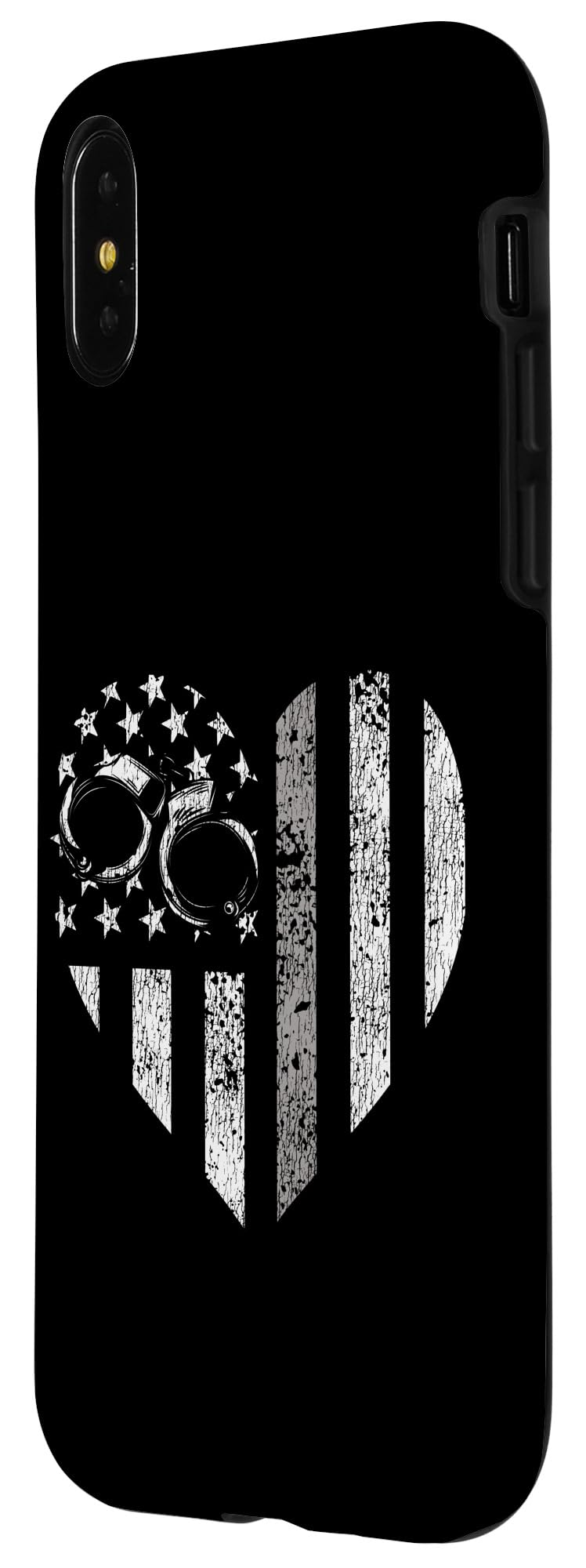 iPhone X/XS Correctional Officer Patriotic Heart Usa American Flag Case - Image 2