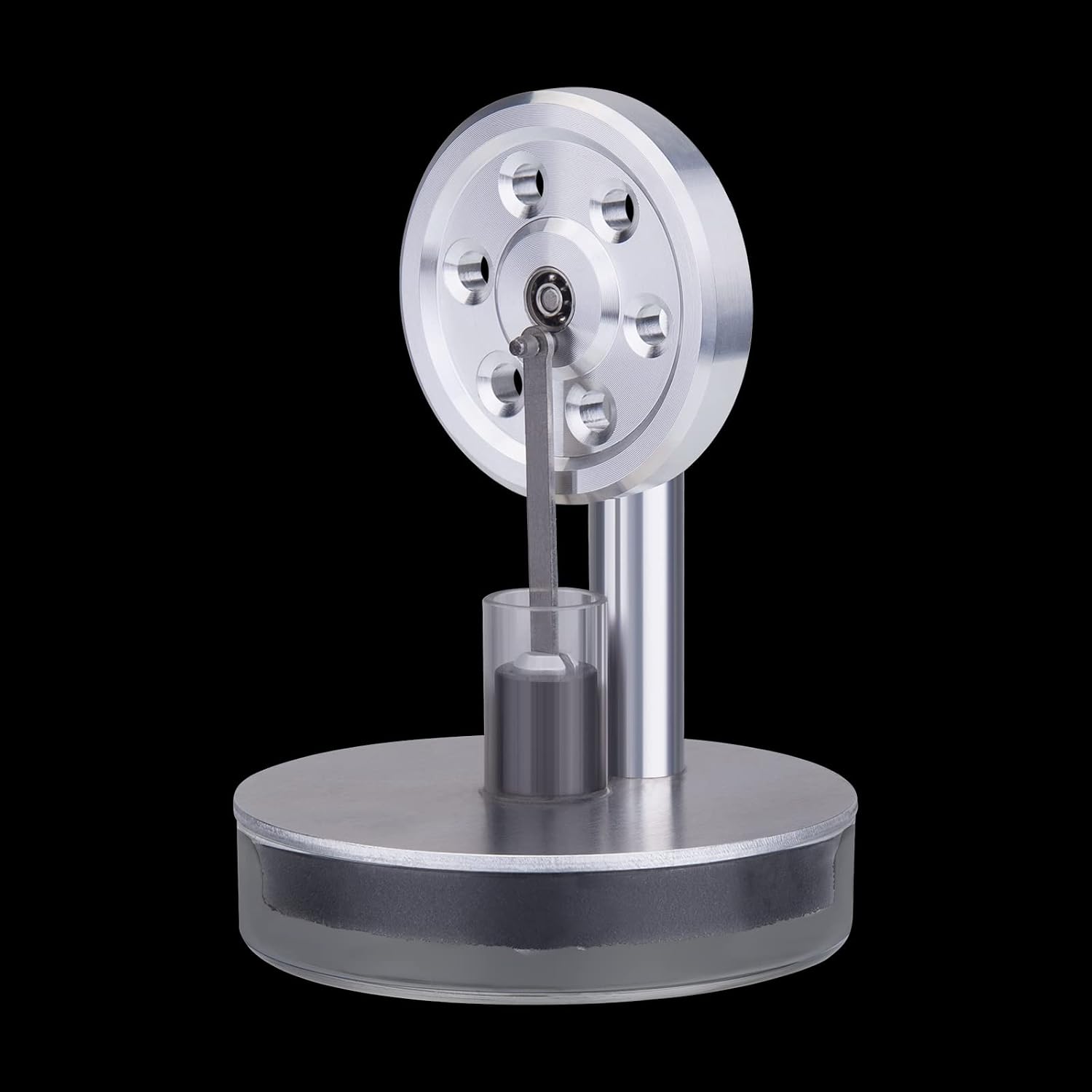 Low Temperature Stirling Engine, Metal Motor Steam Heat Desktop Display Model Set