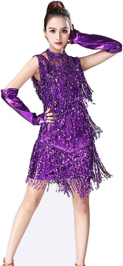 ラテンダンス 売れ筋ランキングも フリンジスカート タッセル 女性 スパンコール ダンス衣装 ステージ衣装 女性用民族衣装 社交ダンス 演出服 パーティー舞台衣装 競技会 競技用