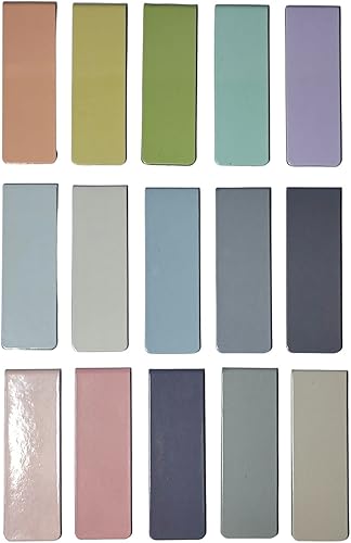 15 marcapáginas magnéticas, marcadores de página con imanes coloridos, clips magnéticos para los amantes de los libros, lectores, estudiantes,