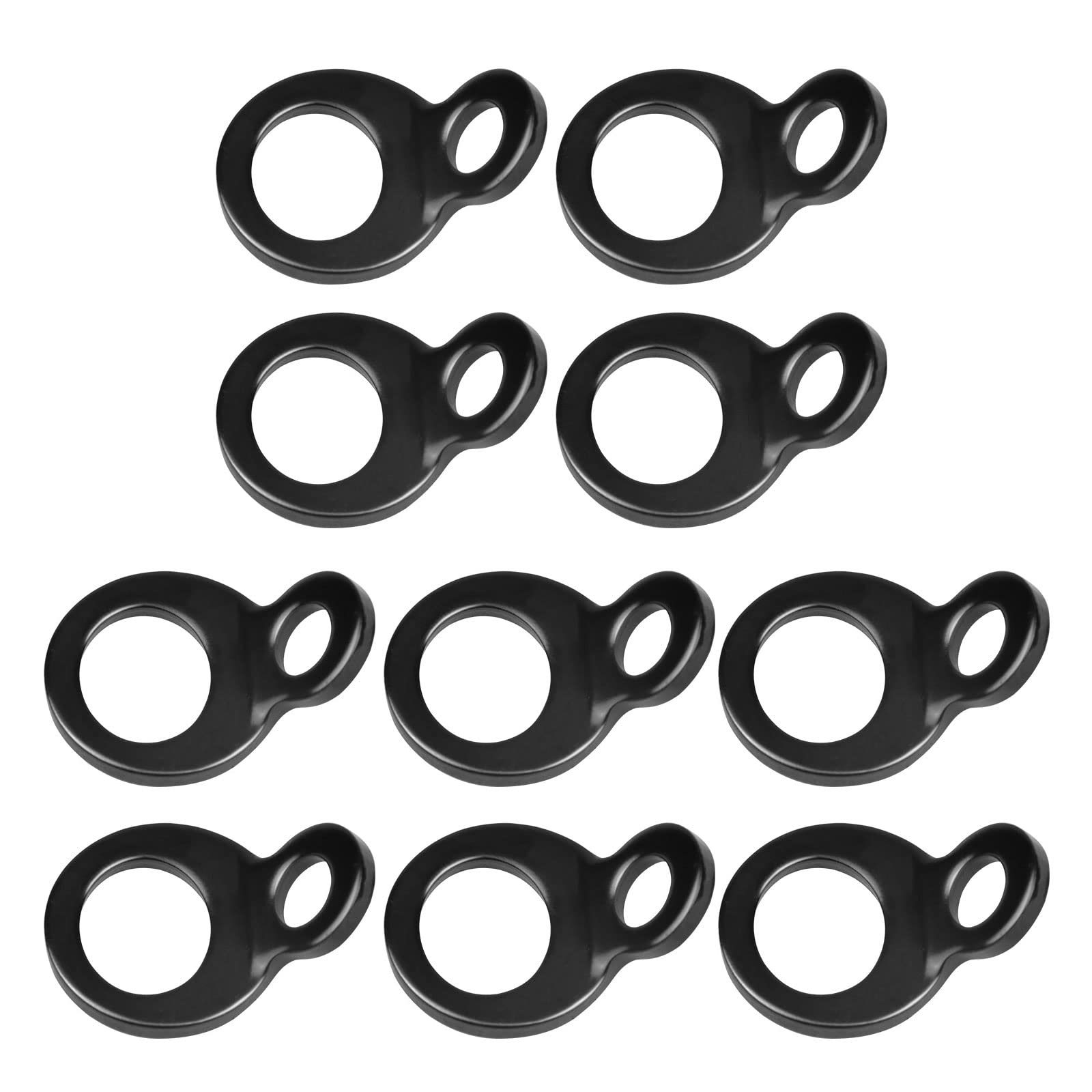 Lot De 10 Anneaux D'arrimage E Track – Charge 2500 Lb, Acier Galvanisé, Pour Sécuriser Moto, Vélo, Outils