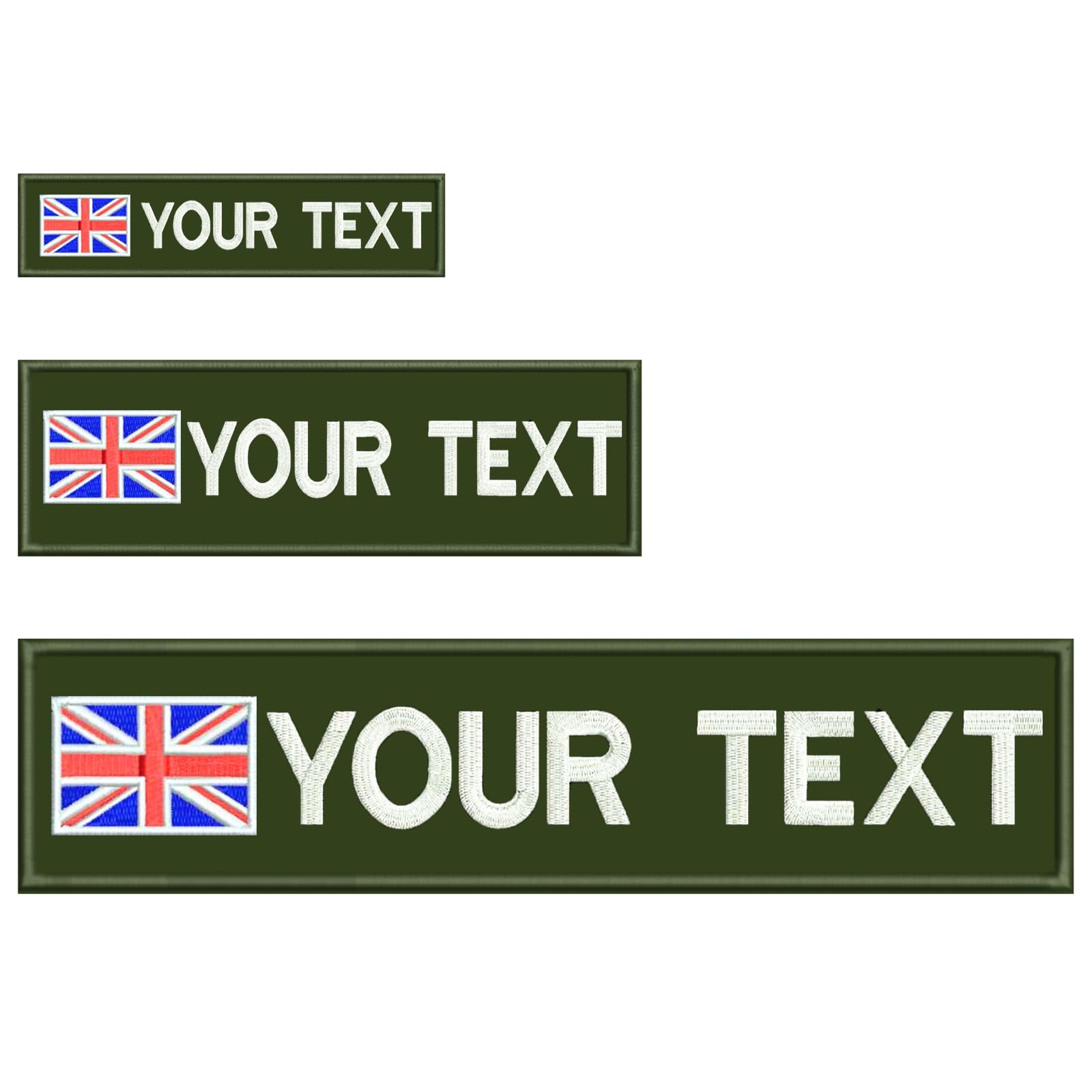 2 Pcs Custom Personalised Motorcycle Biker Embroidery Name Tag England UK Scotland Wales Flag Tactical Name Patch for Camouflage Uniform Jacket Hoodie Backpacks Vest Work Shirts Clothing