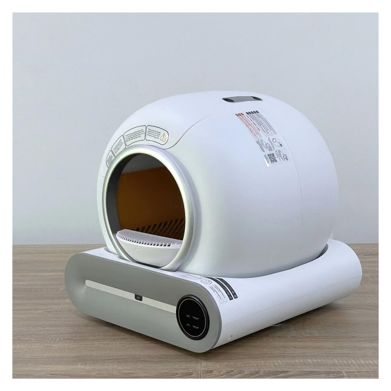 Baño para gatos, Control De Aplicación Caja Para Gatos Autolimpiante 9L, SOLO Admite 2', WiFi 4G Con Tapete Y Bolsas Basura', Apto Para Tofu Mezclas,para varios gatos