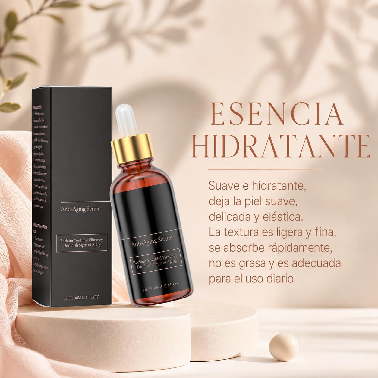 Infinite Love - Suero Antienvejecimiento Para Mujeres Maduras Hidratacion Duradera Firmeza Y Luminosidad Mejora Apariencia De Piel Textura Suave Absorcion Rapida Uso Diario Facial (3 pcs)