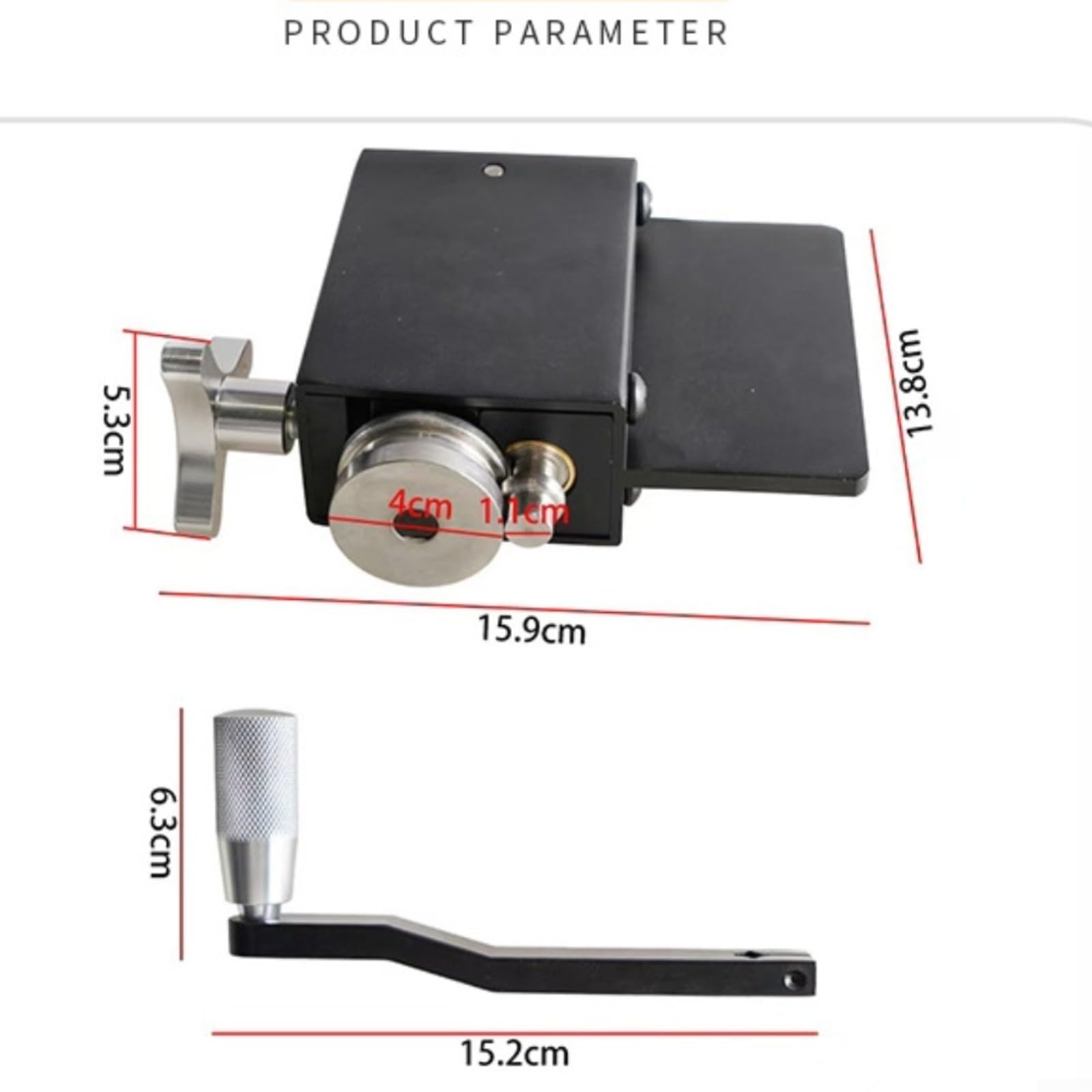 Narzędzie rolkowe do rur intercoolera 1,6 cm, stop aluminium