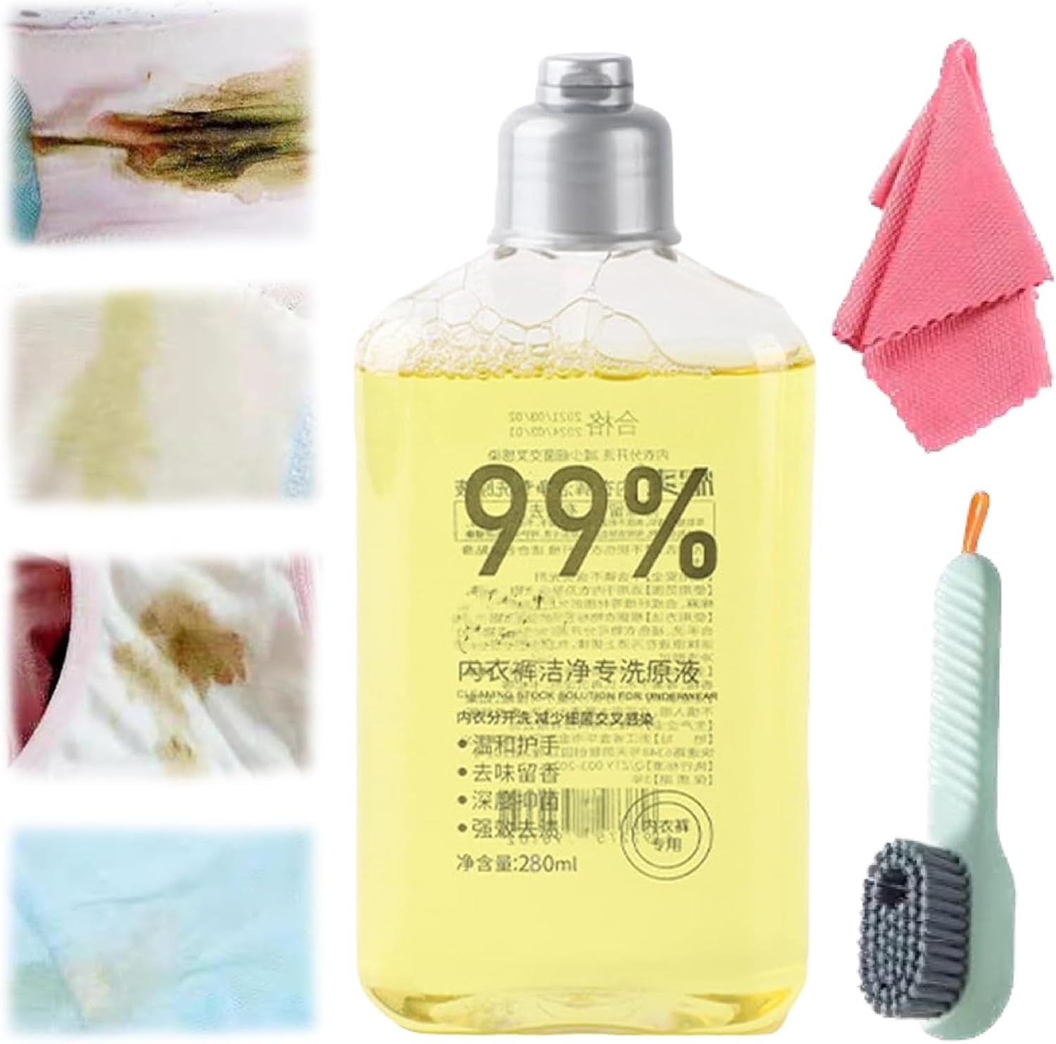 Underwear Laundry Detergent Liquid, Powerfully Plant Based