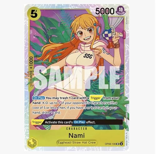 Nami OP08-106 SR One Piece TCG Two Legends OP08 Foil Card NM