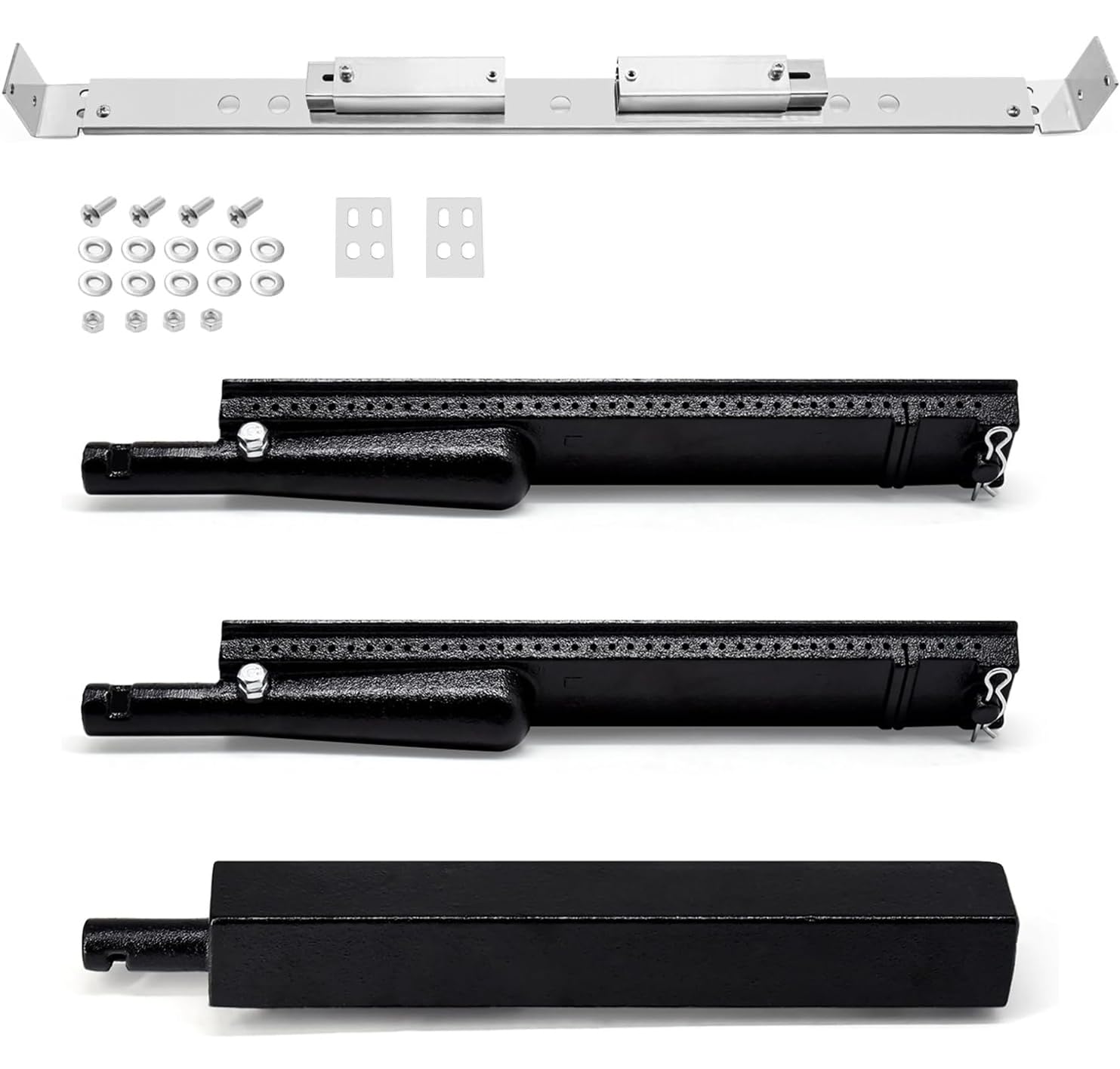 Tubes de brûleur Charbroil 463240904 support rail de rechange fonte Criditpid 80012481