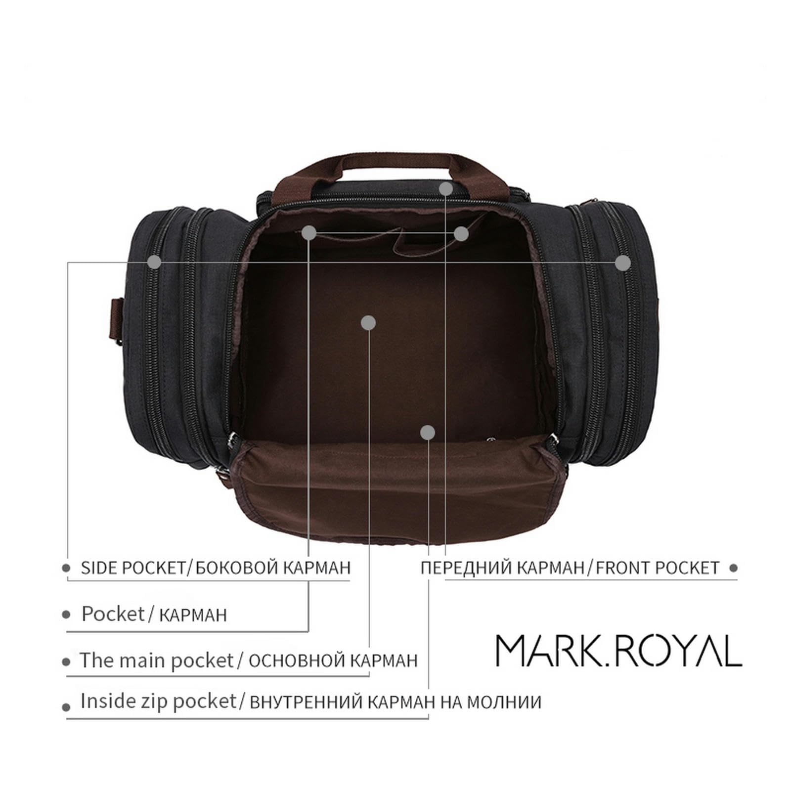 NOGRAX Schulrucksack Weiche wasserdichte Männer Reisetaschen Tragen Auf Große Kapazität Duffle Wasserabweisende Taschen Handgepäck Tasche Für Frauen-4