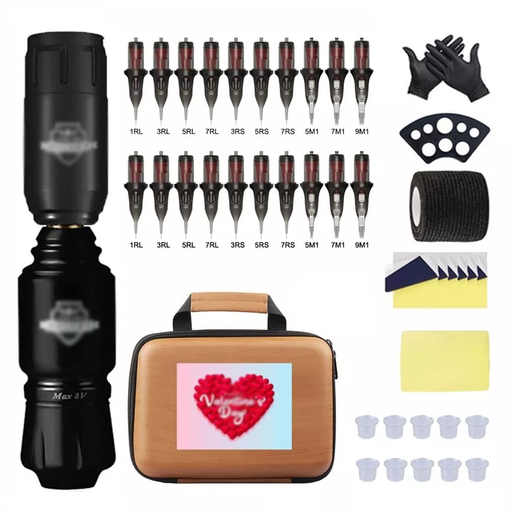 Rocket Tattoo Machine Set Professional Japan Motor Power Supply Interface Rotary Pen Kits