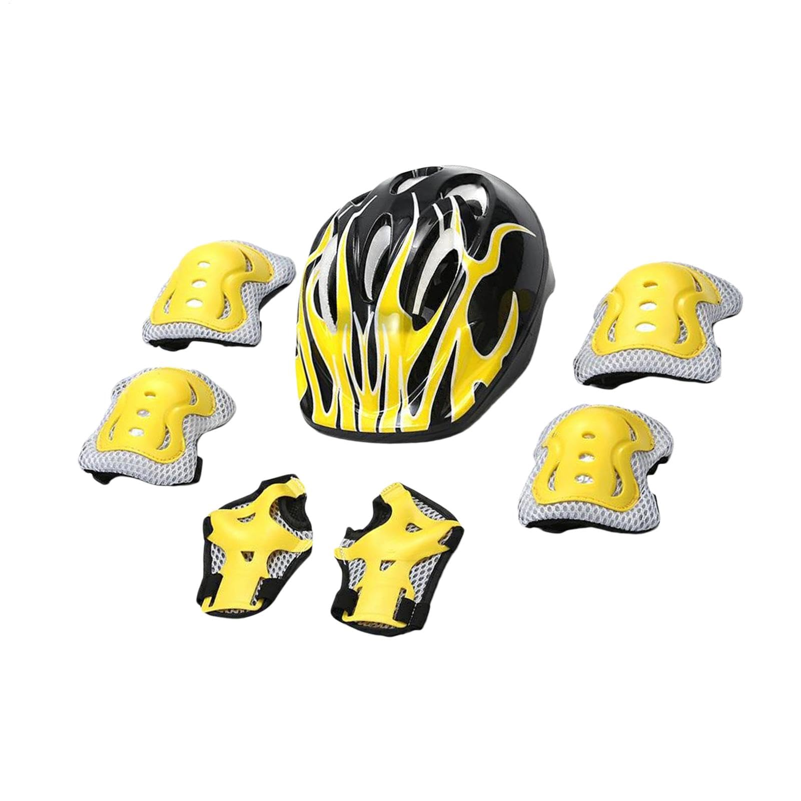 Toddler Helmets And Knee Pad Sets, Adjustable Knee Pad And Elbow Pads Set Kids Bikes Helmets, Comfortable Kids Skateboard Helmets Skateboard Pads For Ages 5-10