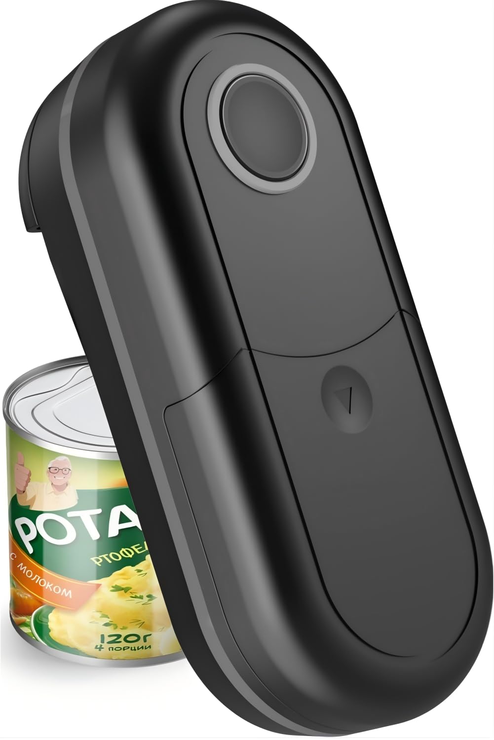 Handsfree One Touch Electric Can Opener Fits All Can Sizes, Electric Can Openers for Kitchen Food Safe with Smooth Edge, Kitchen Gadgets Battery Operated Can Openers for Seniors, Arthritis and Chef
