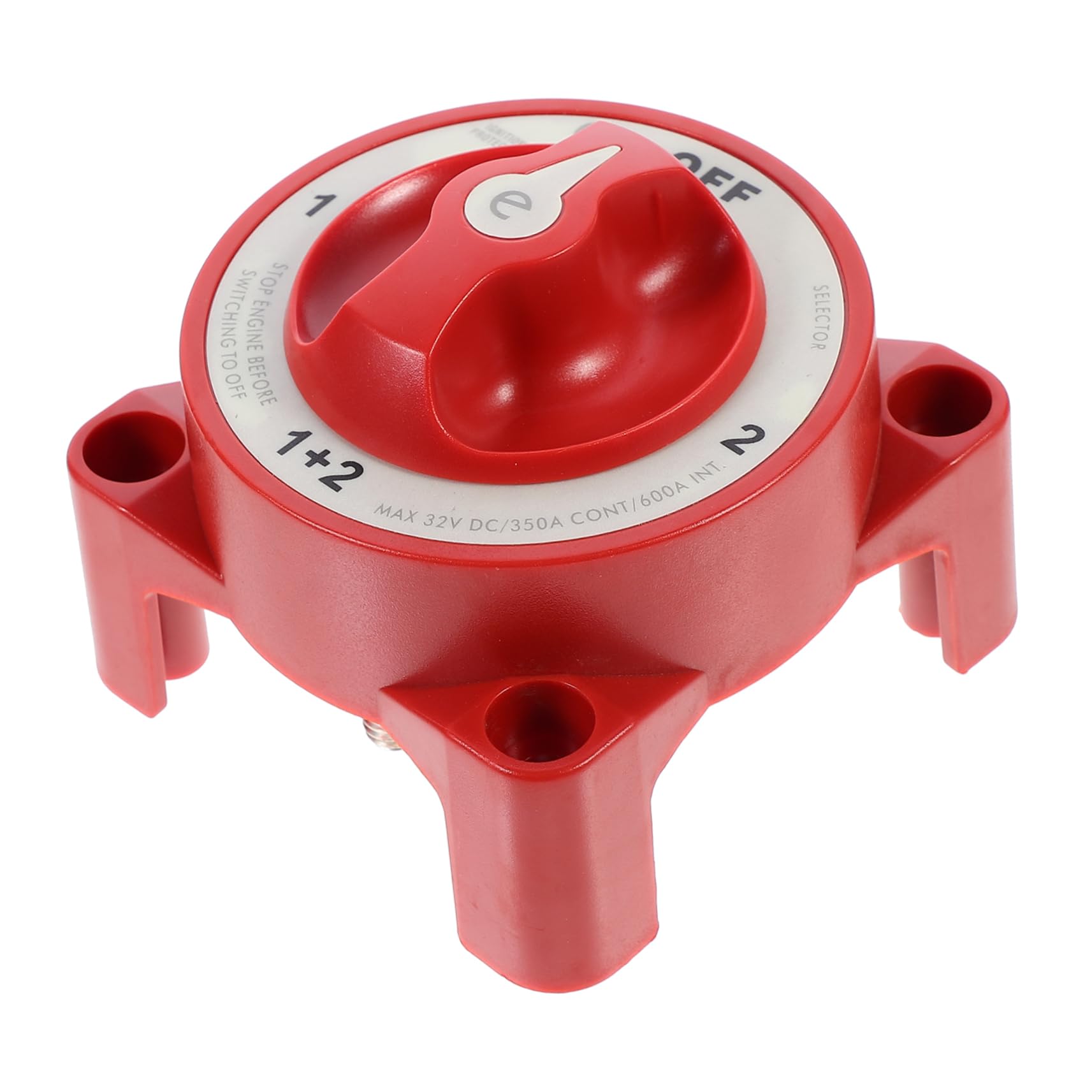 Anneome Practical Disconnect Cut off Power for Car Battery 600a Isolator Outdoor Disconnect Auto Shut off Red